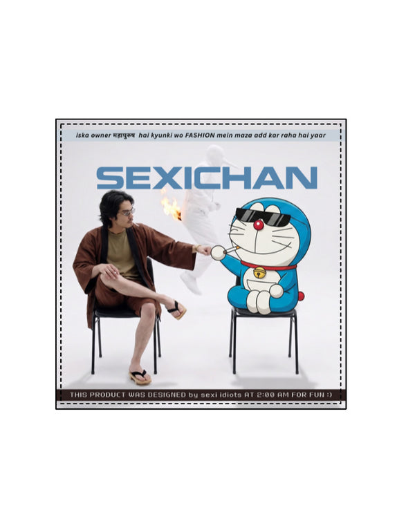 SEXICHAN "sexi idiots at 2 am" Silk-Feel Square Scarf